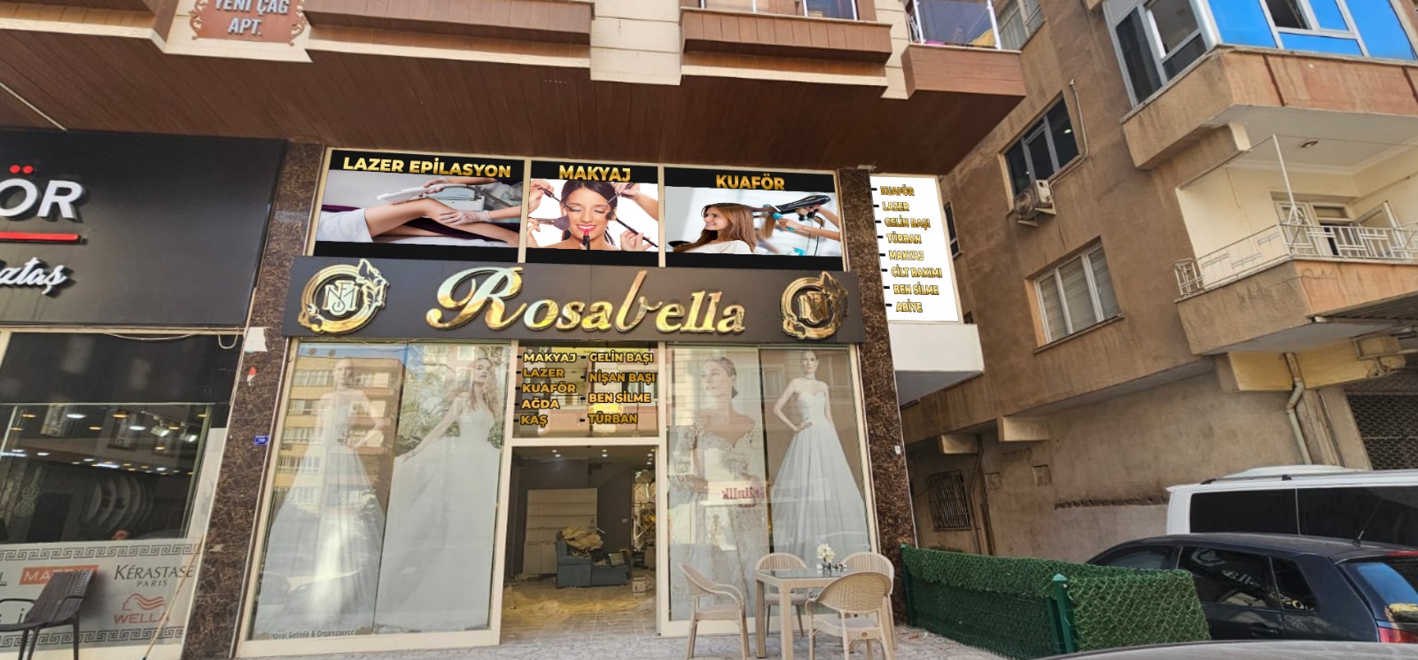 Rosabella Gelinlik Ve Güzellik Mağazası kır düğünü mekanı — Haliliye